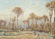 Camille Pissarro The Road to Versailles Spain oil painting artist